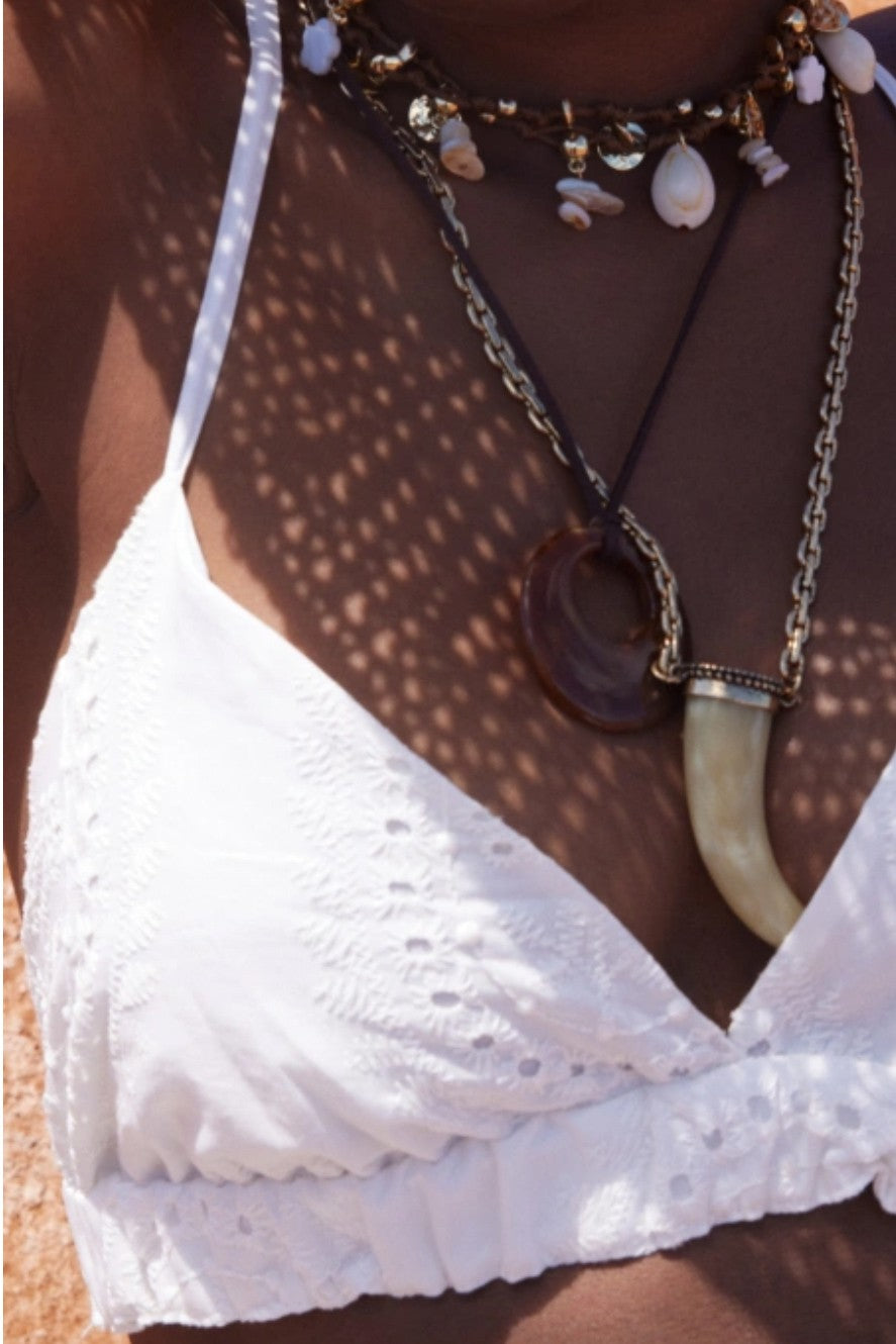 Lumina - Shorts and Top Set White