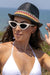 Queencii – Camila Beach Straw Hat Black Multicolor