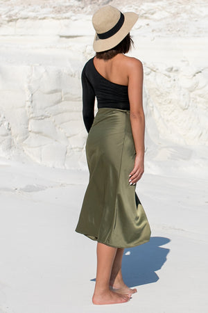 Seven Wonders – Cami Slip Skirt Khaki