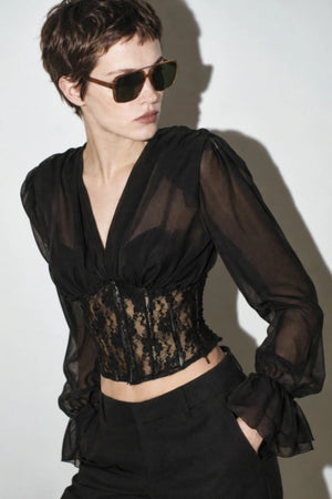 Lumina - Blouse Black