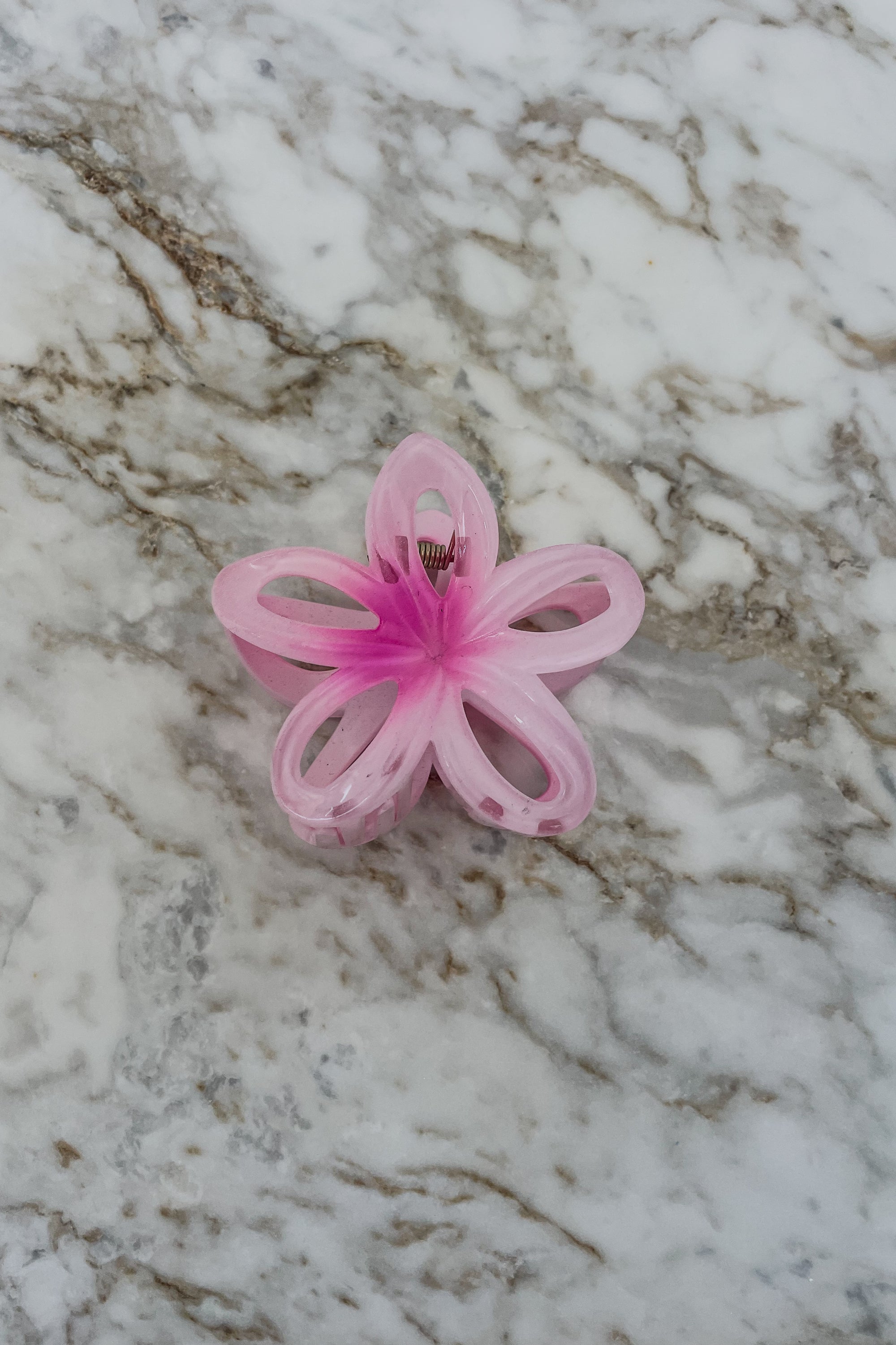 Sun Sea & Roses - Hair Clip Flower Pink