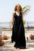 Sun Sea & Roses – Daniela Maxi Dress Black