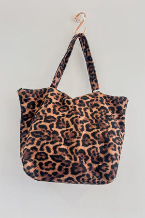 Sun Sea & Roses - Handmade Bag Leopard