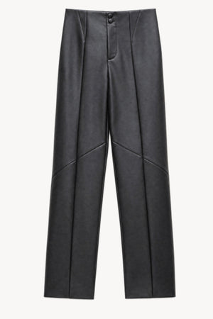 Lumina - Faux Leather Pants