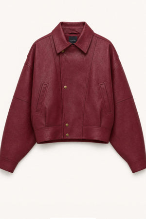 Lumina - Bomber Jacket Bordeaux