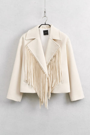 Lumina - Jacket Fringe Cream