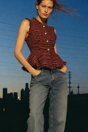 Lumina - Vest Bordeaux