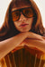 Quay Australia - Chart Topper Black Frame / Honey Lens