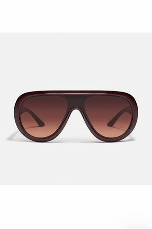 Quay Australia - Set List Espresso Frame / Dark Brown Camel Lens