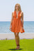 Sun Sea & Roses – Claudia Short Backless Dress Orange