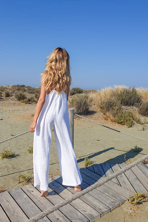 Sun Sea & Roses – Paros Jumpsuit White