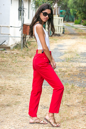 Cheap Monday - Donna OD Red Jeans