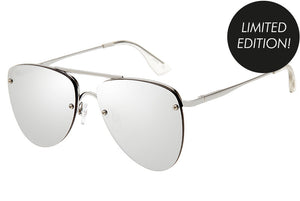 Le Specs Sunglasses - The Prince Ltd Edition Silver