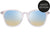 Le Specs Sunglasses - Bandawagon Ltd Edition Diamond Blue