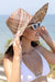 Queencii - Emily Beach Straw Hat Amber Multicolor