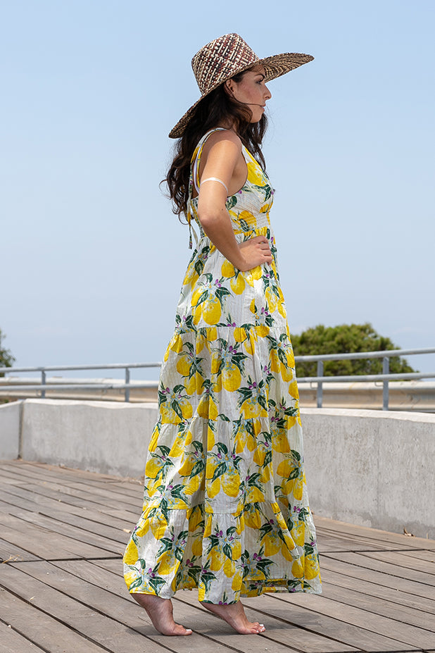 Lemon Dress | Queencii | Women's Summer Fashion | Bazics CY - BAZICS CY Lemon Dress | Queencii | Women's Summer Fashion | Bazics CY - BAZICS CY