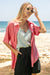 Sun Sea & Roses – Okeanos Short Sleeve Shirt Cherry