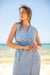 Sun Sea & Roses – Clio Wrap Dress Blue
