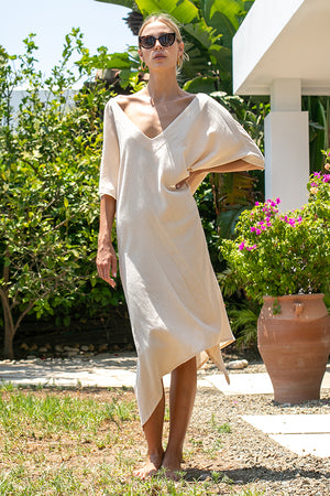 Sun Sea & Roses – Alexandra Kaftan Beige