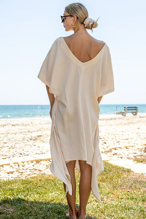 Sun Sea & Roses – Alexandra Kaftan Beige