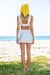Sun Sea & Roses – Venus Mini Skirt White