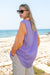 Sun Sea & Roses – Penelope Two Color Shirt Purple - Orange