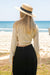 Sun Sea & Roses – Stefania Wrap Shirt Beige