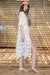 Queencii – Ibiza Lace Cover Up Kimono White