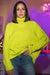 Queencii – Ivy Sweater Neon Green