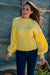 NA-KD - Dropped Sleeve Knitted Sweater Yellow