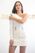 Queencii – One Shoulder Bodysuit White