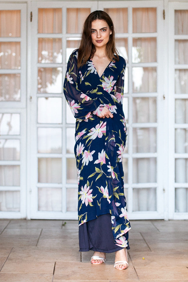 Rut & Circle - Charlie Long Flower Dress