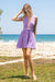 Sun Sea & Roses – Claudia Short Backless Dress Purple