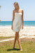 Sun Sea & Roses – Bettina Short Dress Off-White