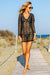 Sun Sea & Roses – Mykonos Mini Lace Dress Black