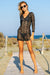 Sun Sea & Roses – Mykonos Mini Lace Dress Black