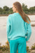 Queencii – Odile Sweater Turquoise