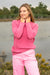 Queencii – Dorothee Turtleneck Sweater Pink