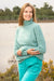 Queencii – Dorothee Turtleneck Sweater Mint